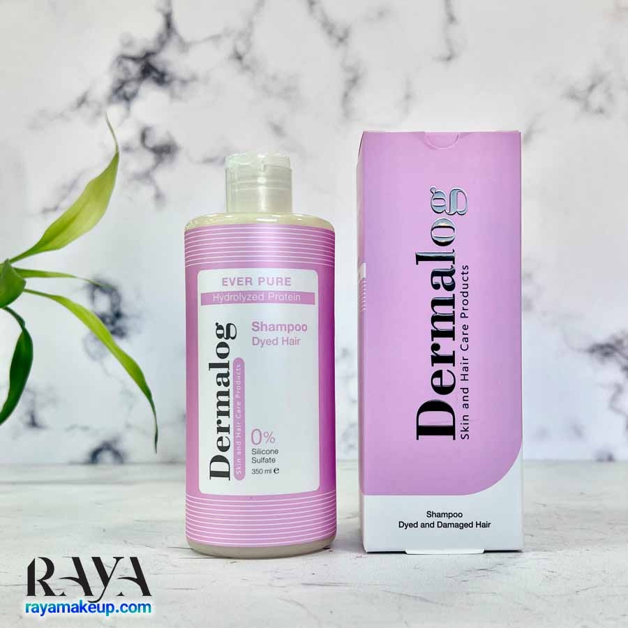 شامپو ضد ریزش موهای رنگ شده درمالوگ Dermalog Dyed And Damaged Hair Shampoo