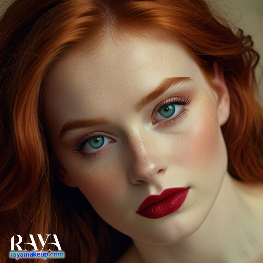 نحوه استفاده از رژ لب قرمز 