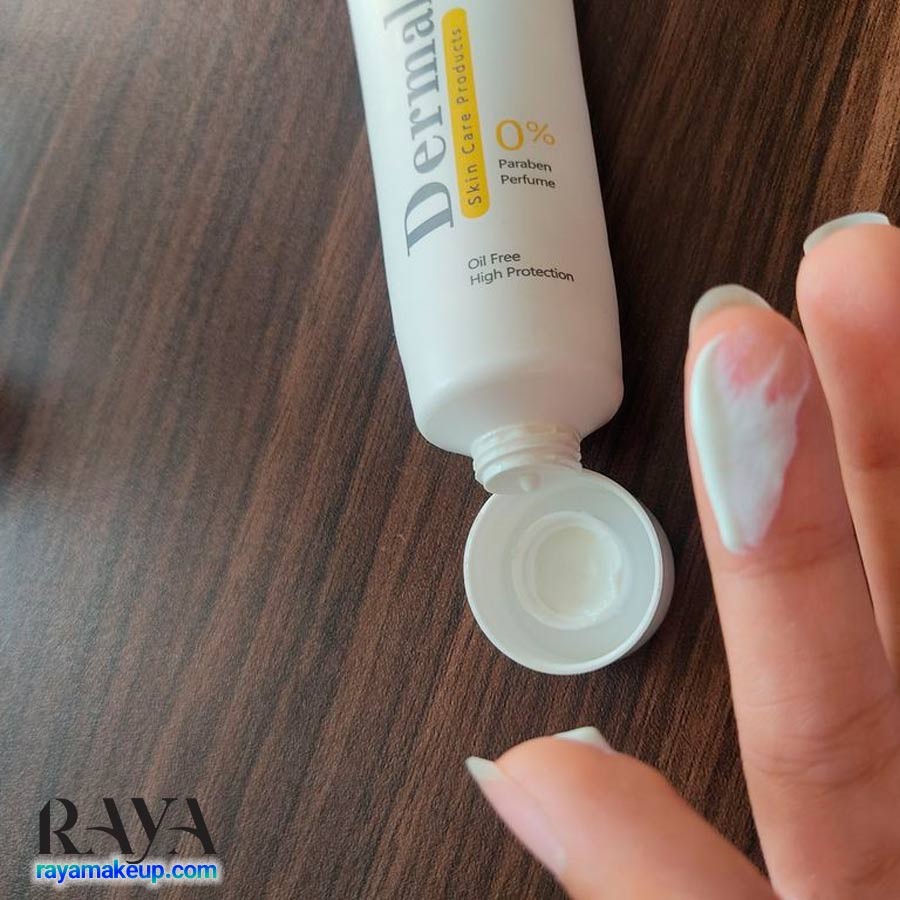 کرم ضد آفتاب فاقد چربی بی رنگ درمالوگ مدل اینویزیبل +Dermalog Sunscreen Invisible Cream Oil Free SPF50 
