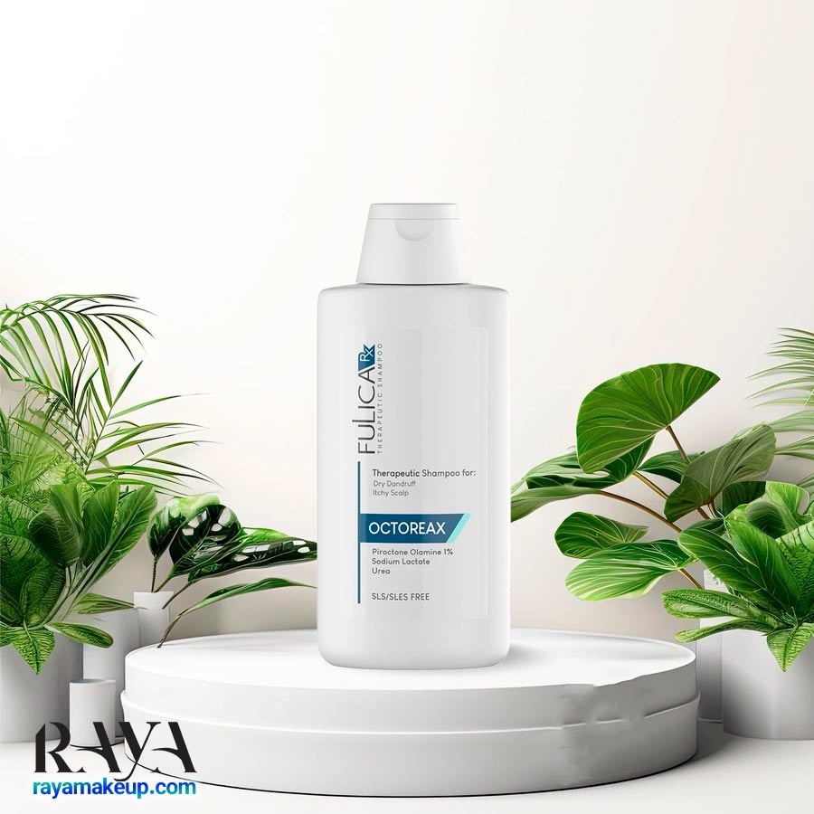 شامپو ضد شوره پوست سر خشک فولیکا آرایکس مدل اوکتورکس Fulica RX Octoreax Dry Dandruff Itchy Scalp Shampoo