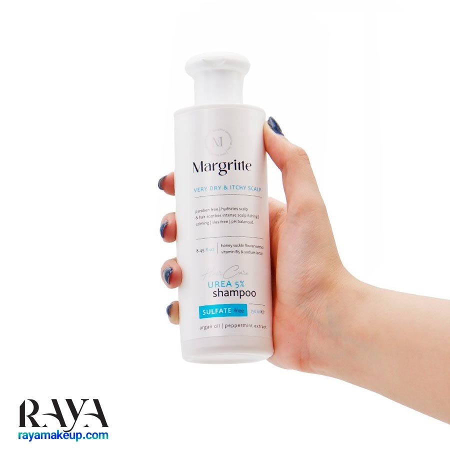 شامپو اوره 5% مارگریت مناسب پوست سر بسیار خشک و خارش دار Margritte Urea 5 Shampoo For Very Dry And Itchy Scalp