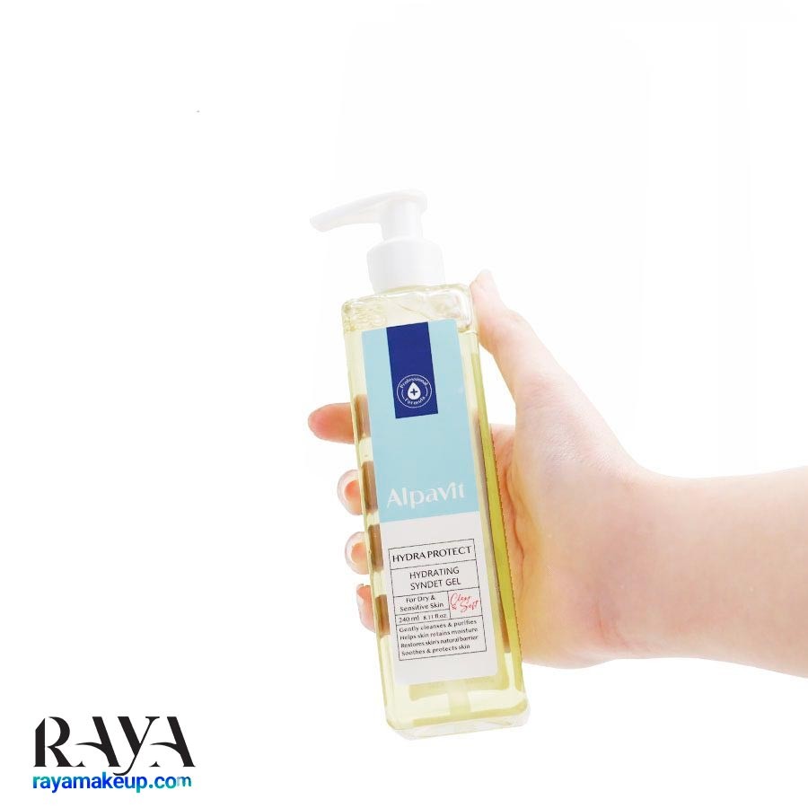 ژل شستشوی صورت آلپاویت مناسب پوست خشک و حساس Alpavit Hydrating Face Wash Gel For Dry & Sensitive Skin